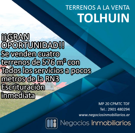 Pellegrini, Tierra del Fuego, ,Lote,En Venta,Pellegrini,1124