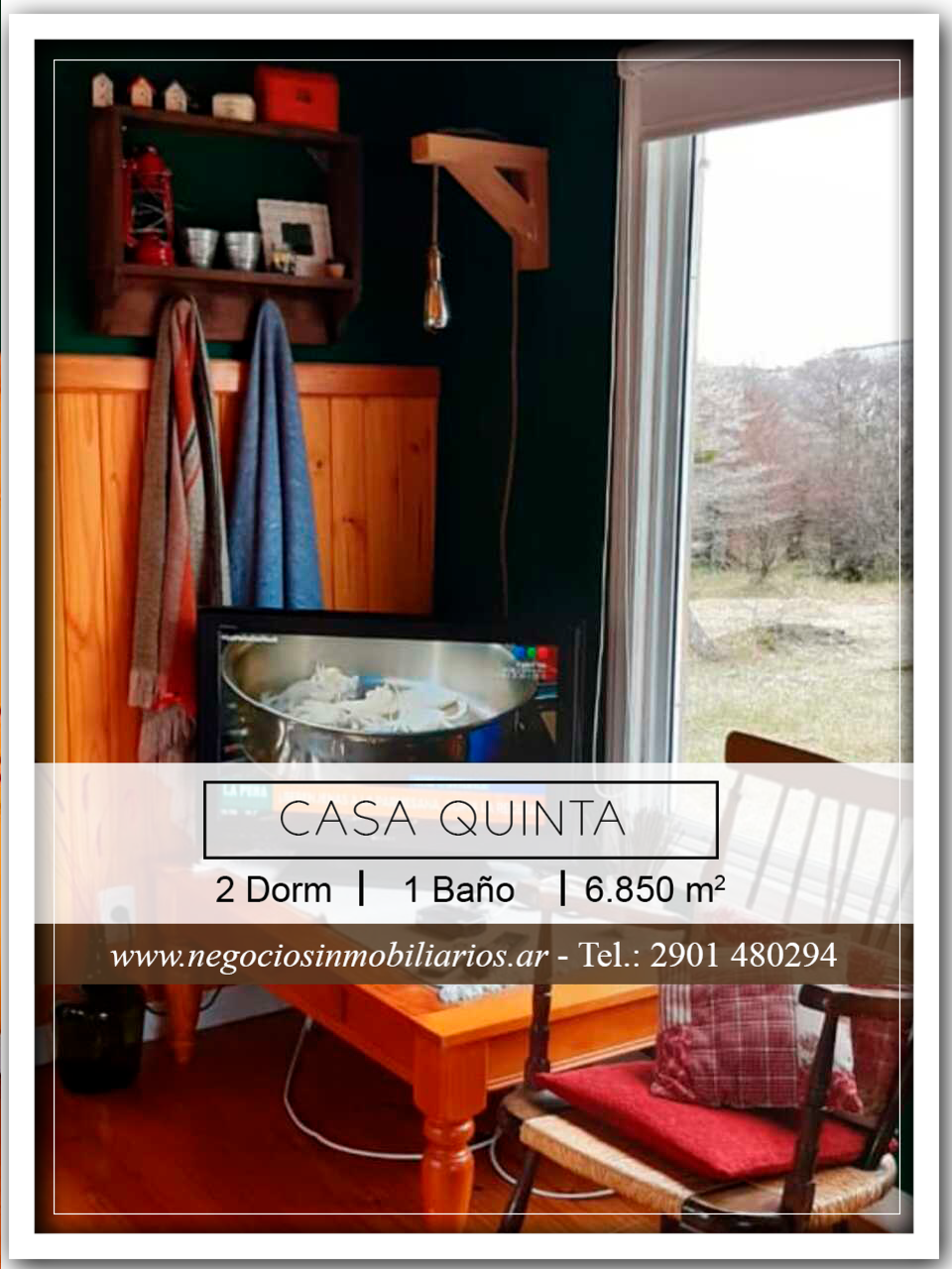 Tierra del Fuego 9420, 2 Habitaciones Habitaciones, 0 ,1 BañoBathrooms,Casa Quinta,En Venta,0,1128