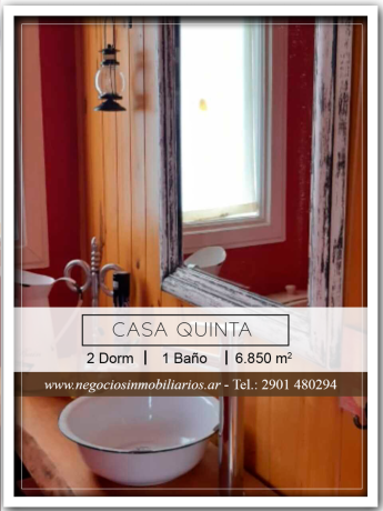 La Rinconada, Tierra del Fuego, 2 Habitaciones Habitaciones, ,1 BañoBathrooms,Casa Quinta,En Venta,1128