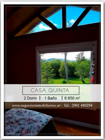 La Rinconada, Tierra del Fuego, 2 Habitaciones Habitaciones, ,1 BañoBathrooms,Casa Quinta,En Venta,1128