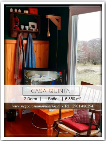 La Rinconada, Tierra del Fuego, 2 Habitaciones Habitaciones, ,1 BañoBathrooms,Casa Quinta,En Venta,1128