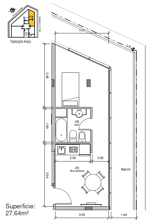 Cornero 396, Centro, Tierra del Fuego 9410, 1 Dormitorio Habitaciones, 0 ,1 BañoBathrooms,Departamento,En Venta,Skyline,0,1185