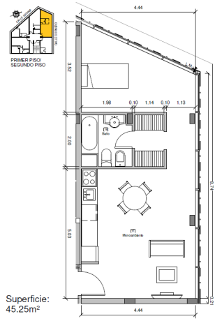 Cornero 396, Centro, Tierra del Fuego 9410, 1 Dormitorio Habitaciones, ,1 BañoBathrooms,Departamento,En Venta,Skyline,1185