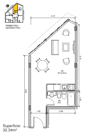 Cornero 396, Centro, Tierra del Fuego 9410, 1 Dormitorio Habitaciones, ,1 BañoBathrooms,Departamento,En Venta,Skyline,1185