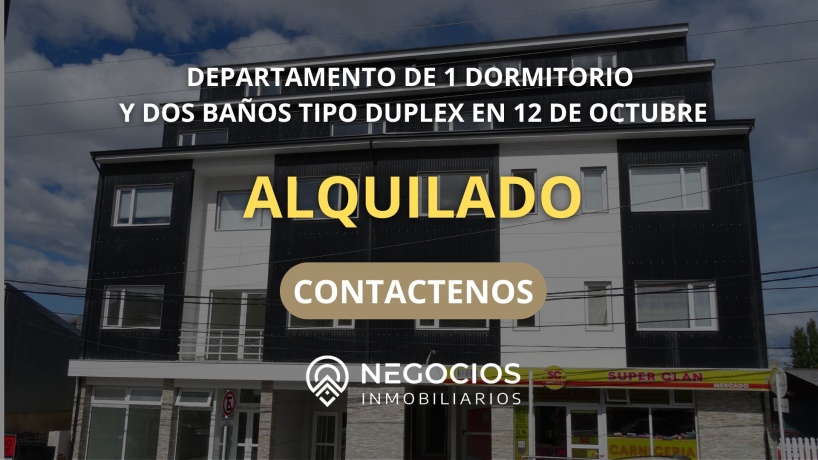 12 de Octubre 854, 12 de Octubre, Tierra del Fuego 9410, 1 Dormitorio Habitaciones, ,2 BathroomsBathrooms,Departamento,En Alquiler,1228